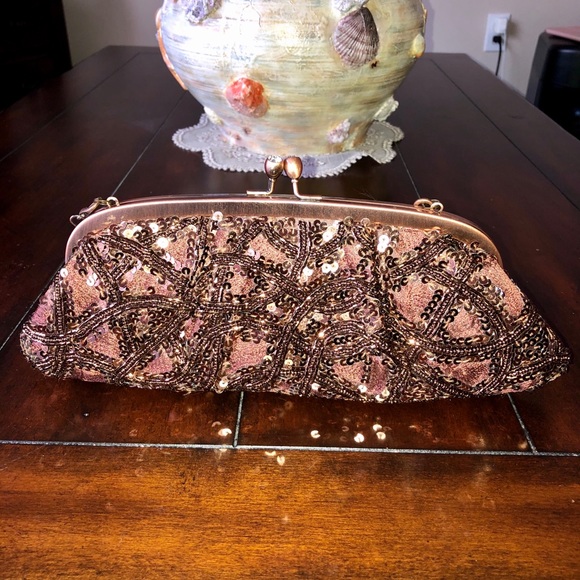 Carlo Fellini Sparkling Beaded Bag - Picture 1 of 7